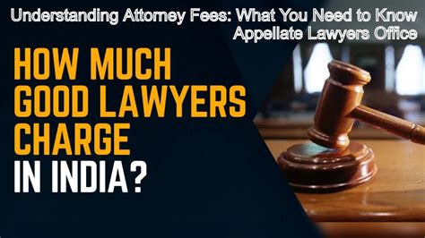 All You Need To Know About Legal Fees .